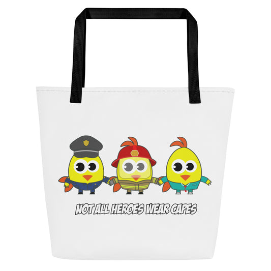 First Responders Large Tote Bag