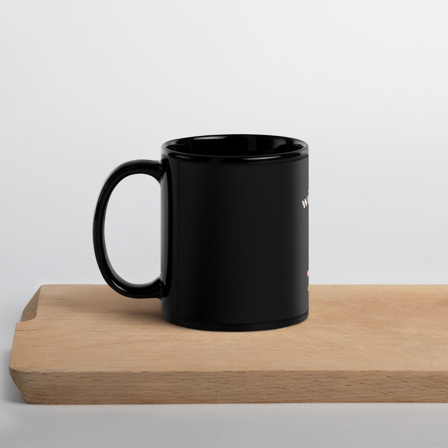 Cactus Country Black Glossy Mug
