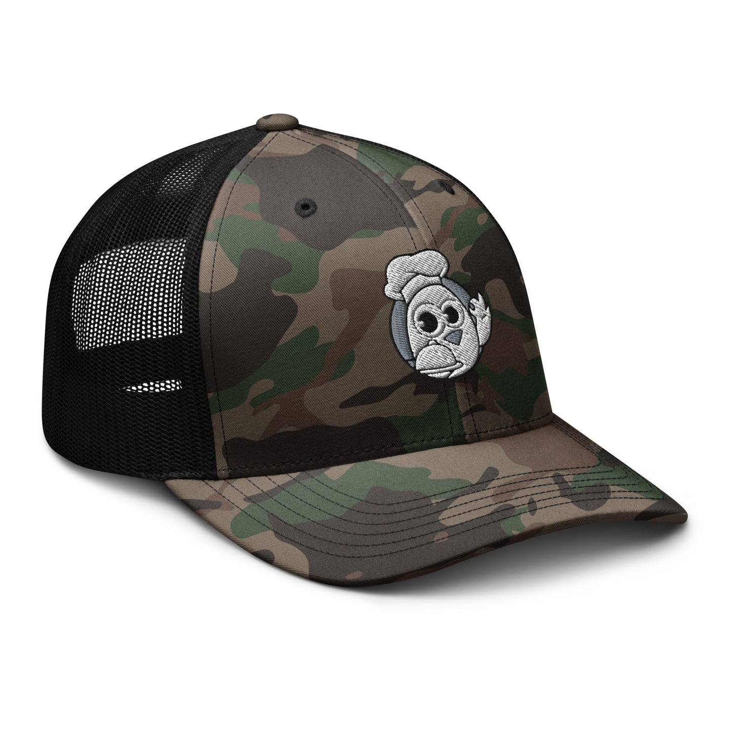 Camouflage chef/trucker hat