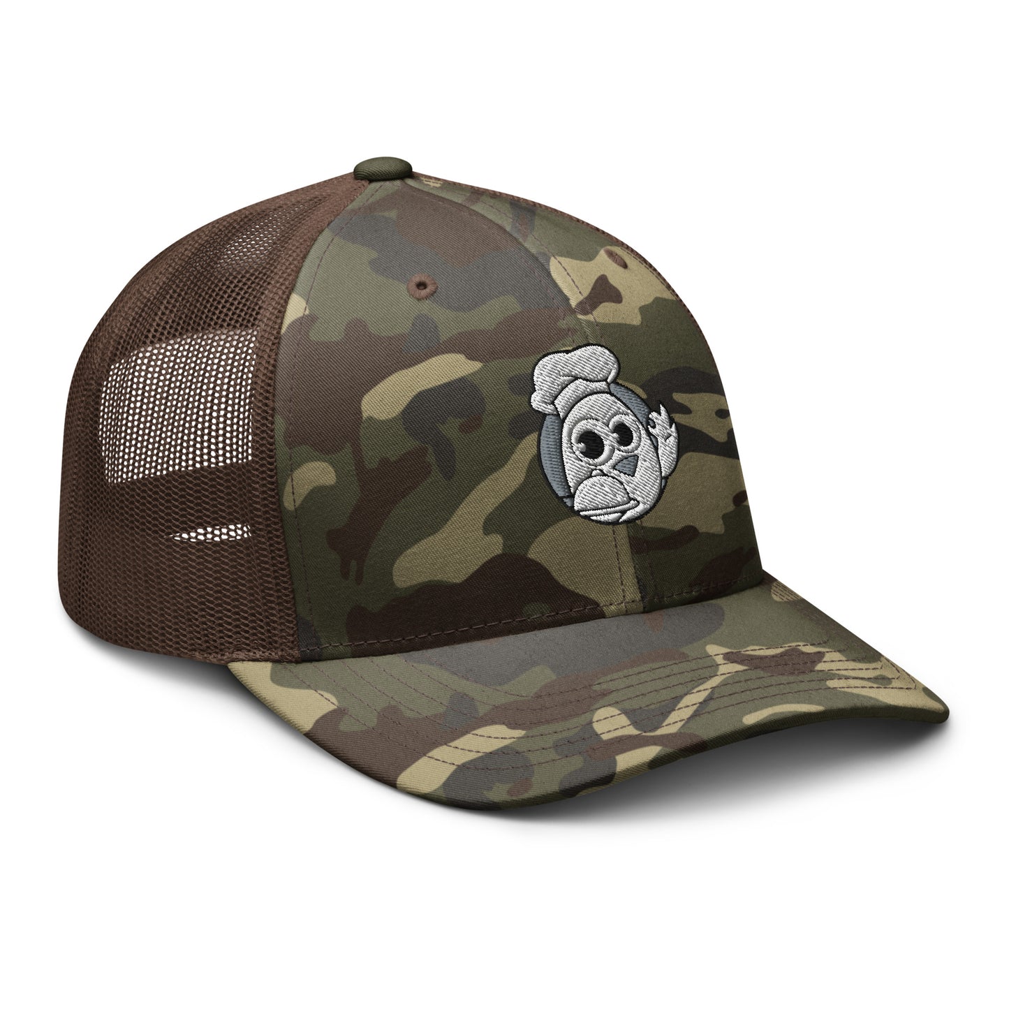 Camouflage chef/trucker hat