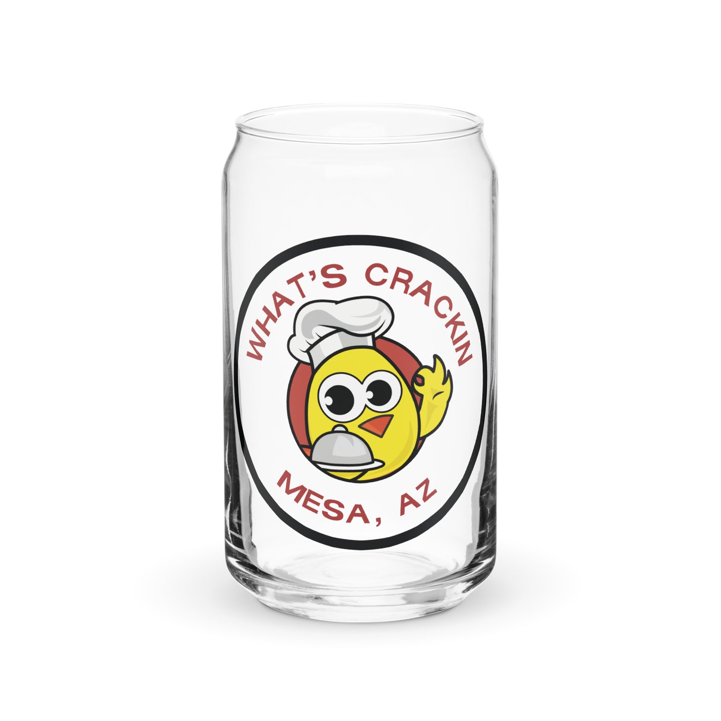 WC Chef Can-shaped glass