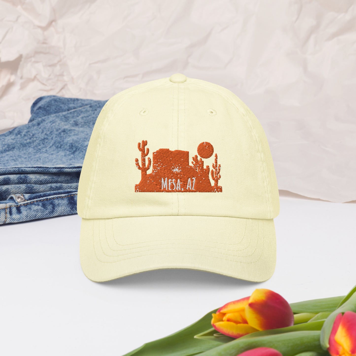 Embroidered Mesa Pastel baseball hat