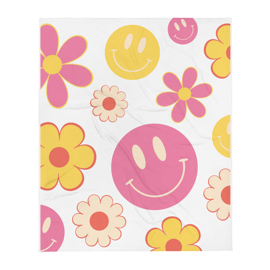 Smile Throw Blanket