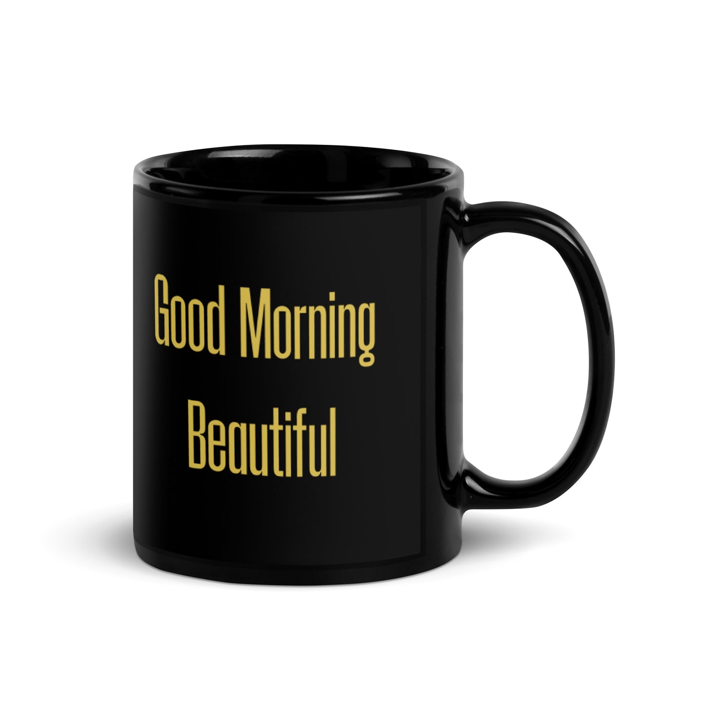 Black Glossy Mug