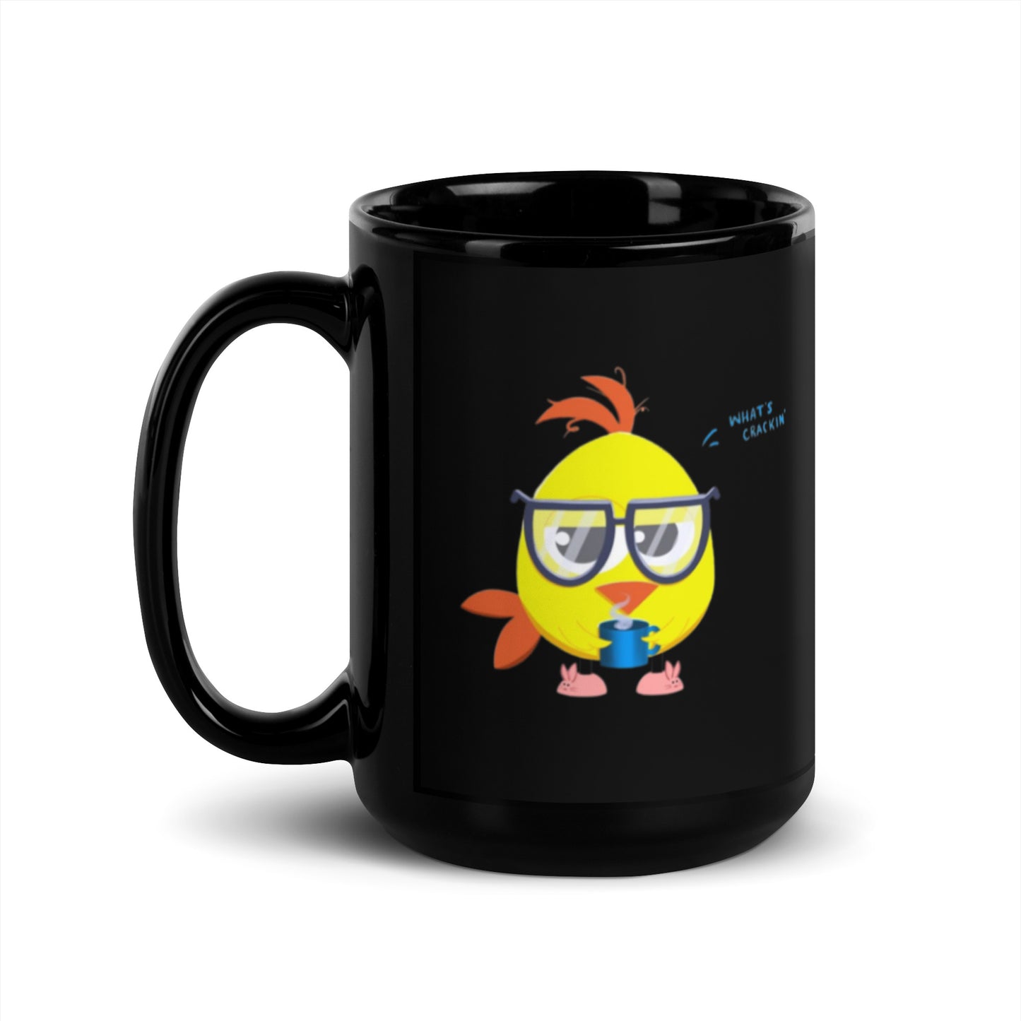 Black Glossy Mug