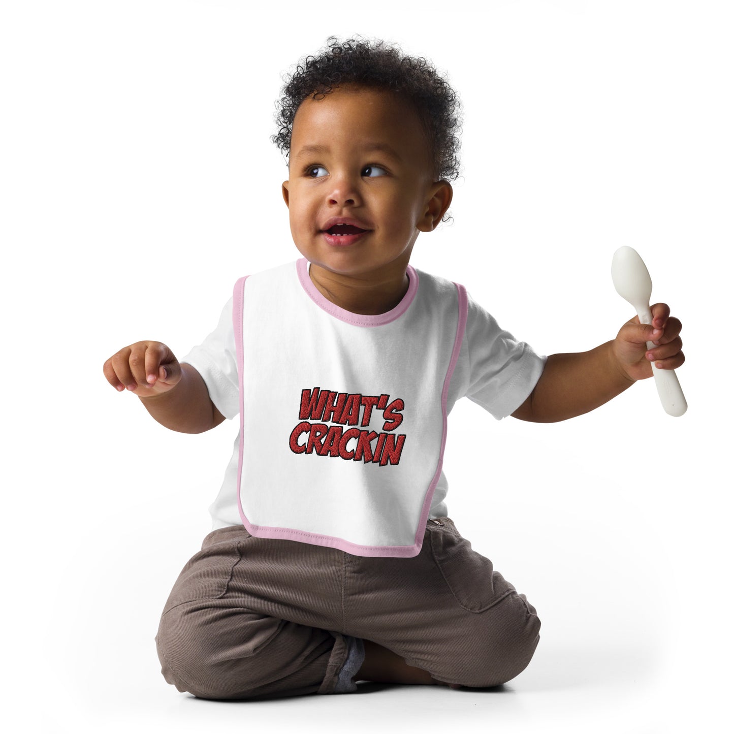 Embroidered Baby Bib