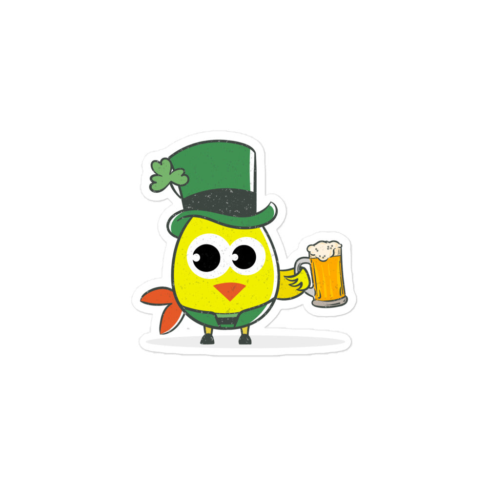 St Patricks Chick stickers