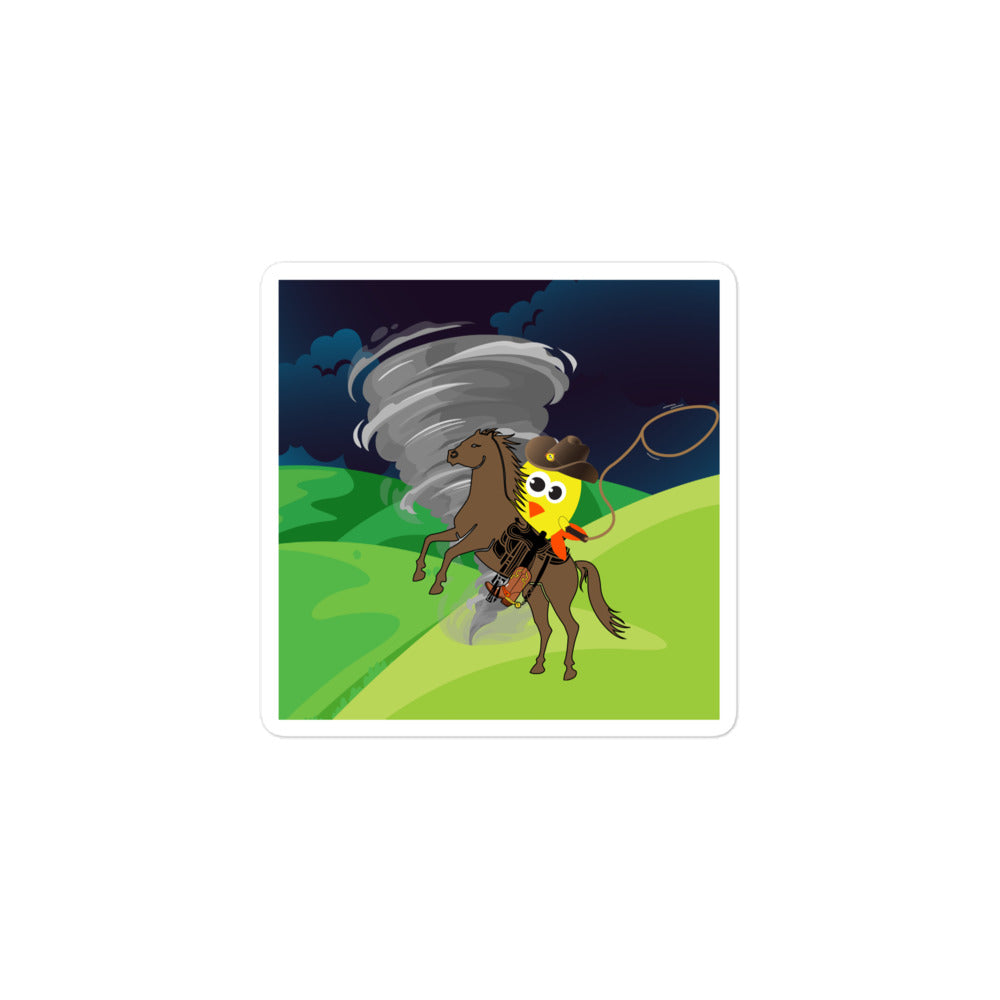 Cowboy Chick stickers