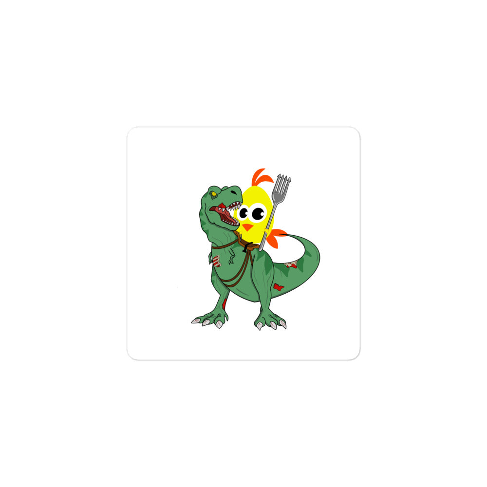 Dino War Chick stickers