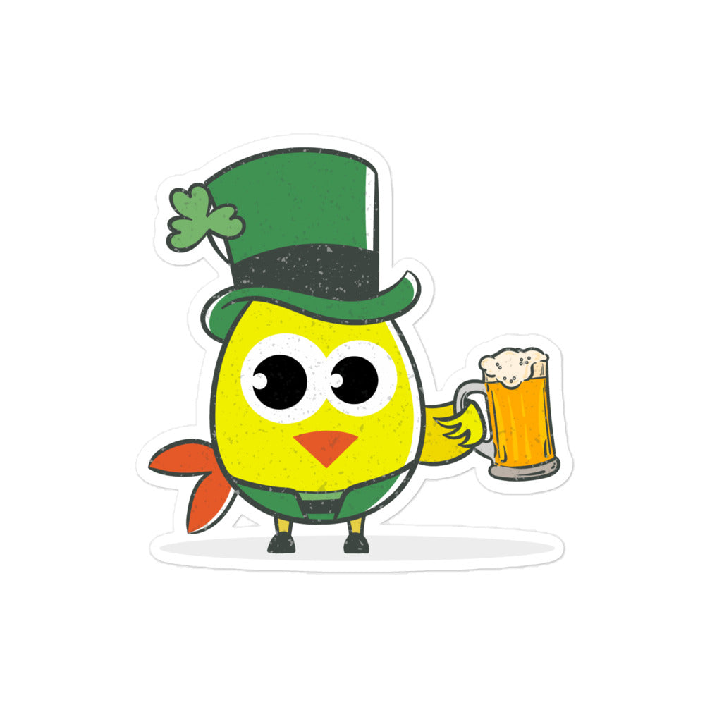 St Patricks Chick stickers