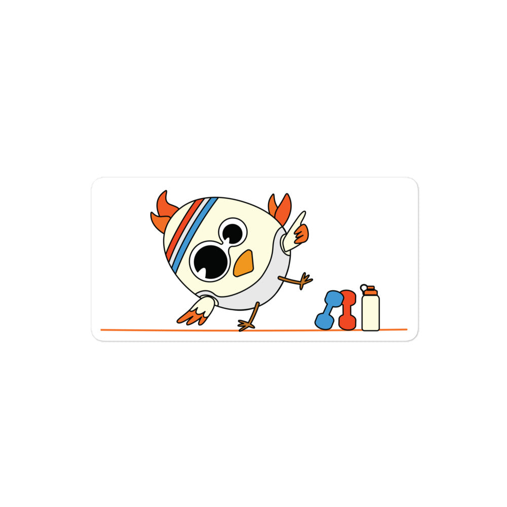 Yoga Chick stickers