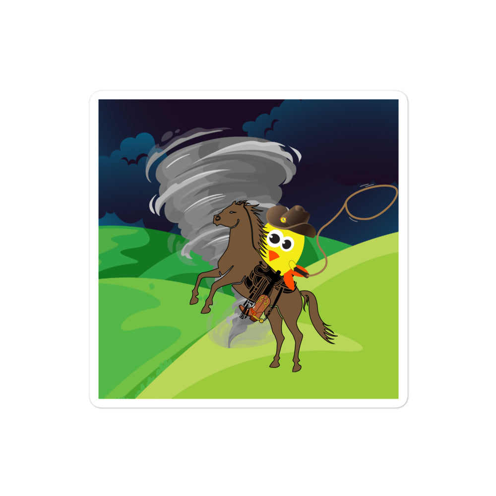 Cowboy Chick stickers