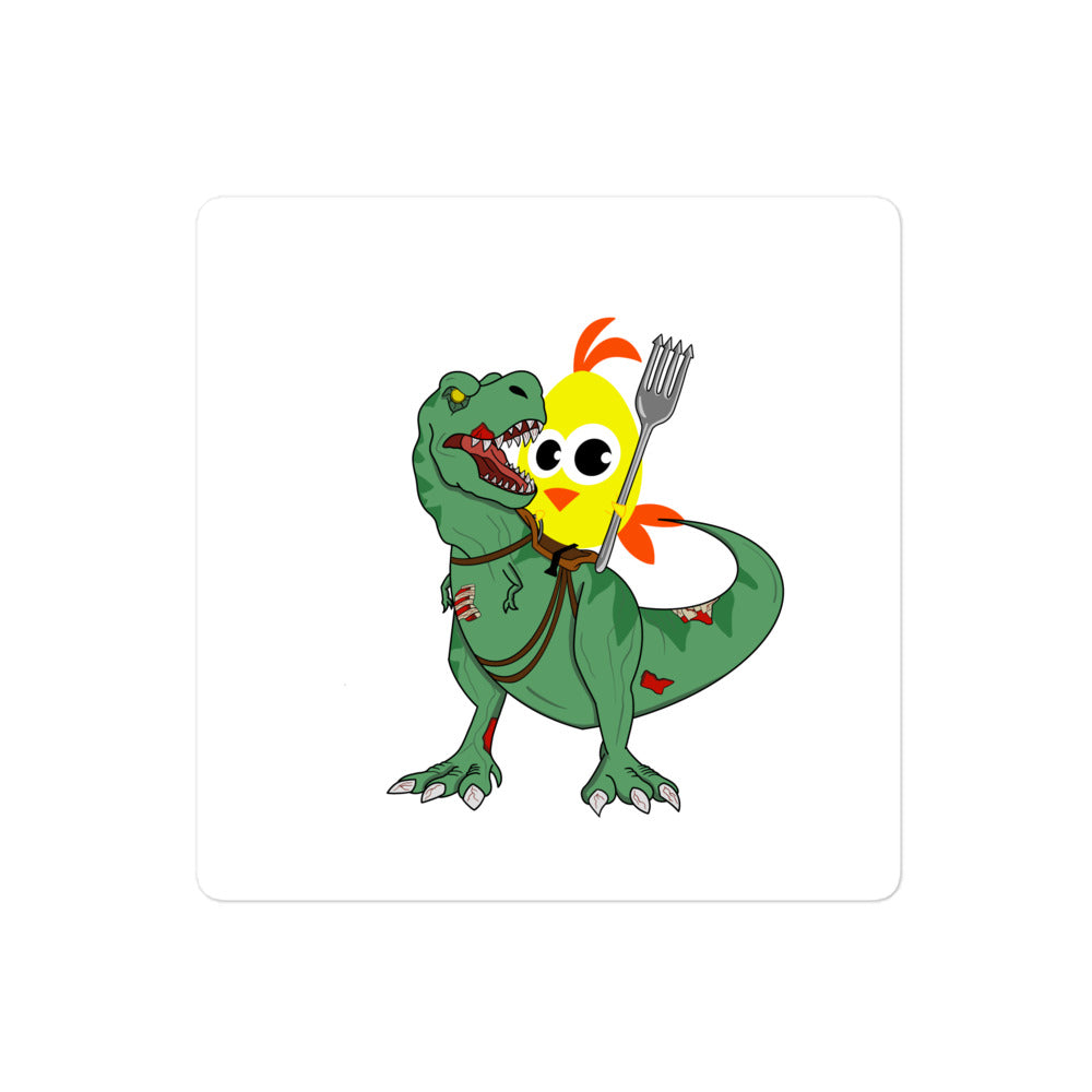 Dino War Chick stickers
