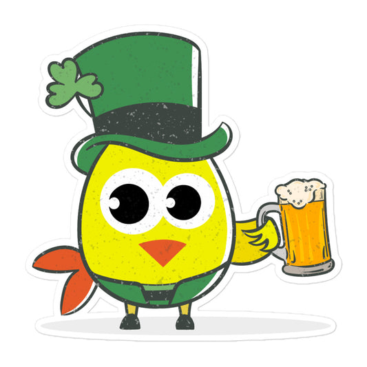 St Patricks Chick stickers