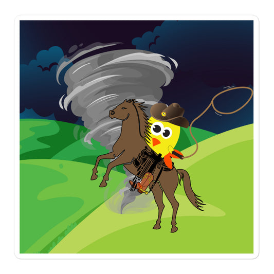 Cowboy Chick stickers