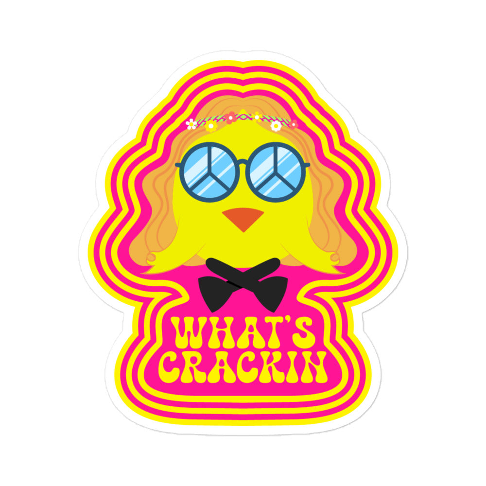 Hippie Chick Sticker