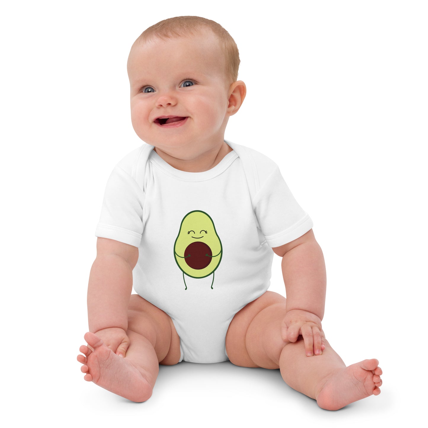 Avocado Organic cotton baby bodysuit