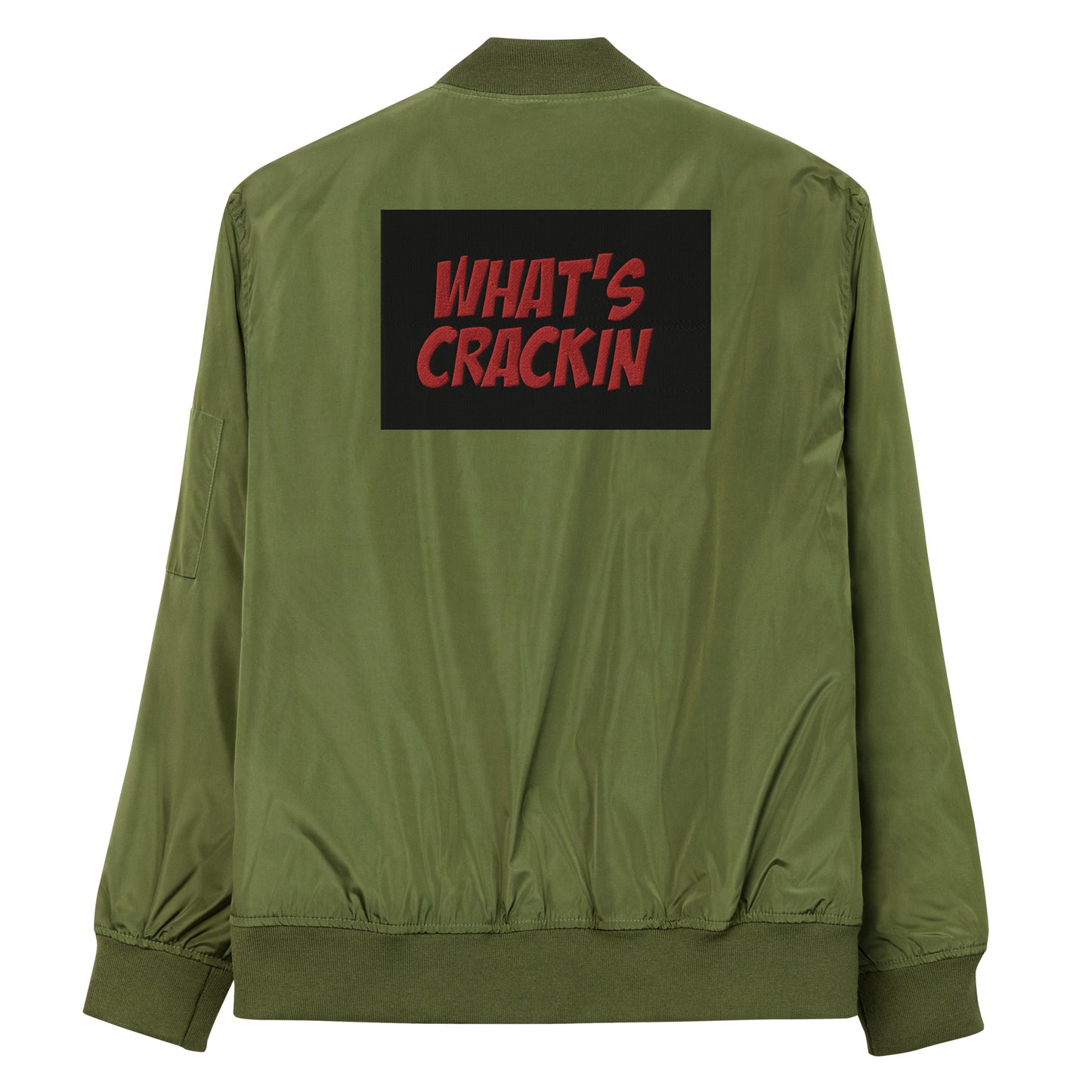 Premium recycled bomber jacket