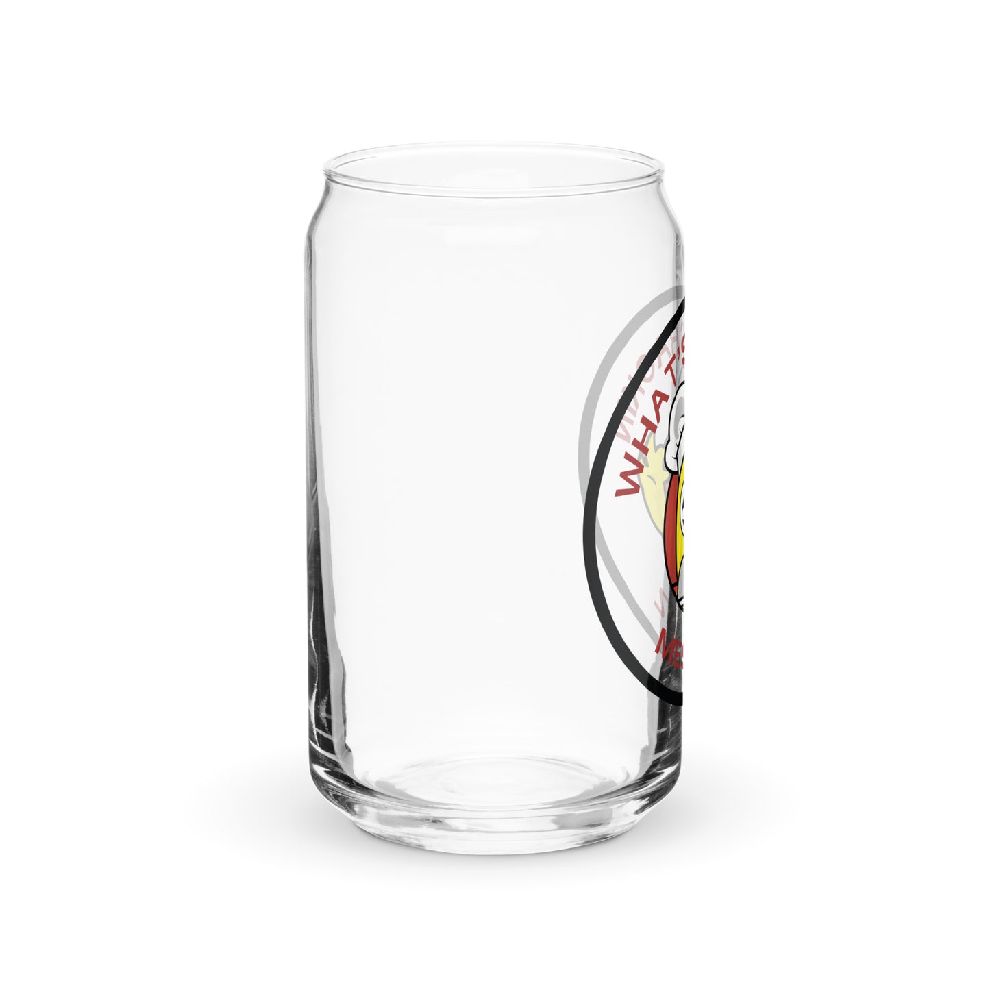 WC Chef Can-shaped glass