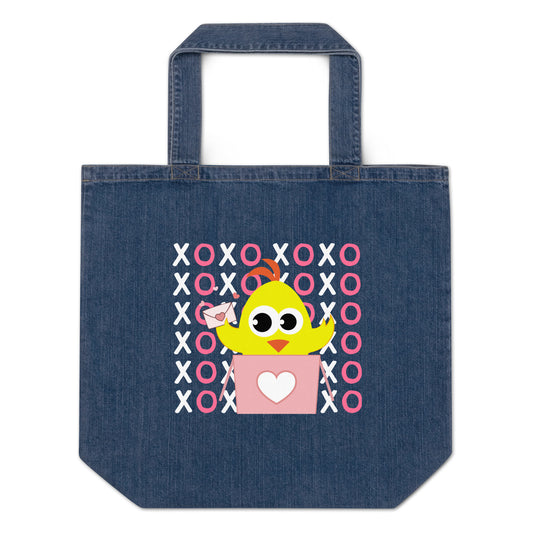 VDAY Organic denim tote bag