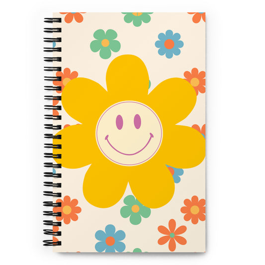 Floral Spiral notebook