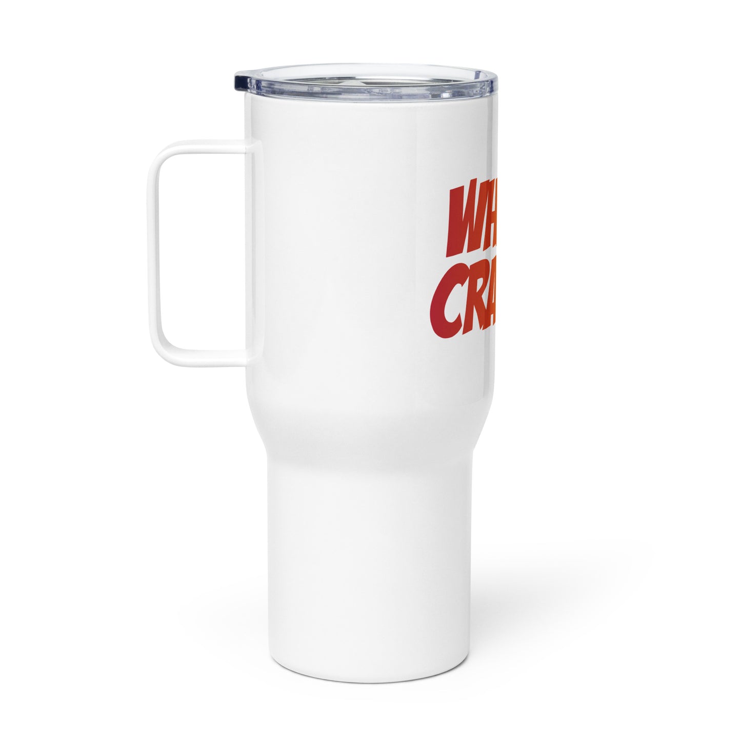 WC Travel mug with a handle