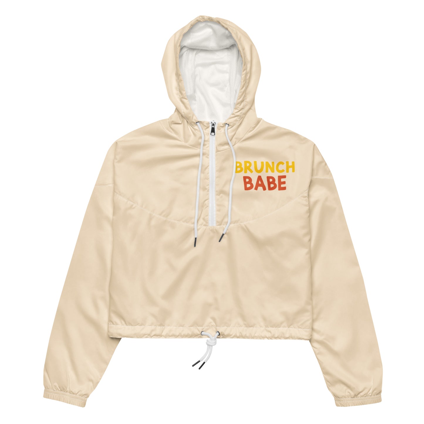 Brunch Babe cropped windbreaker