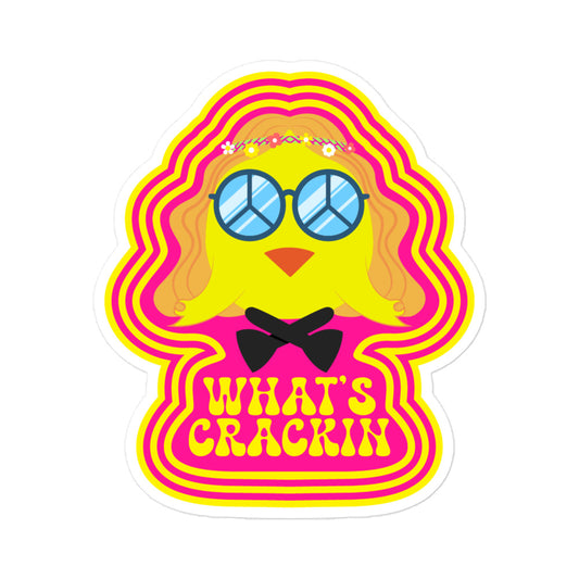 Hippie Chick Sticker